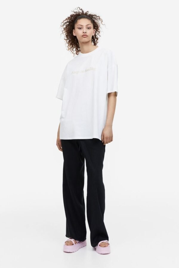 Oversized Motif T-shirt – Image 2